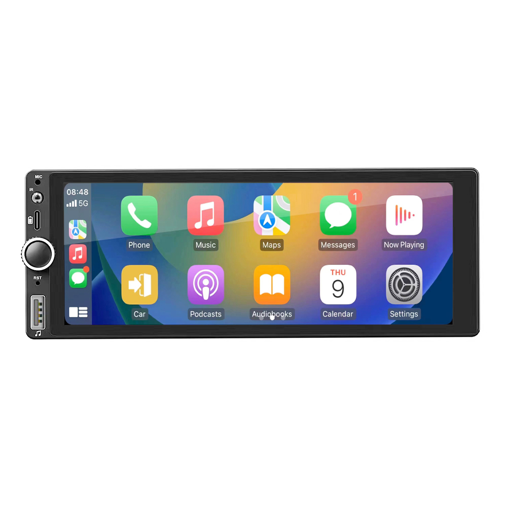 6.86inch Single Din Car MP5 with Carplay Function